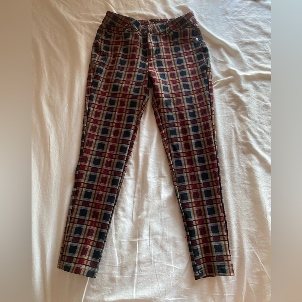 Plaid Jeggings